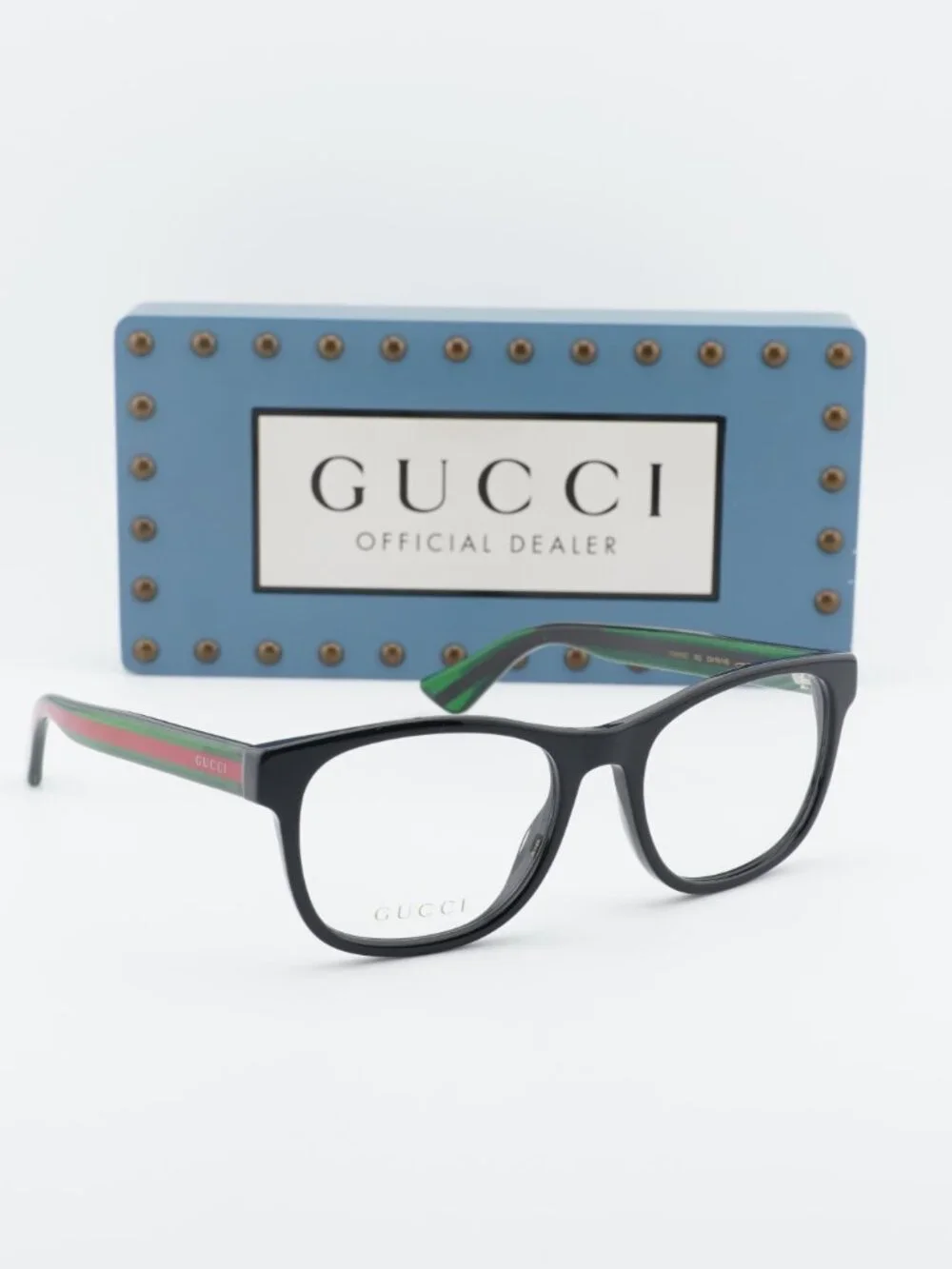 Gucci GG0004O 002 Square Eyeglasses - Black 53mm